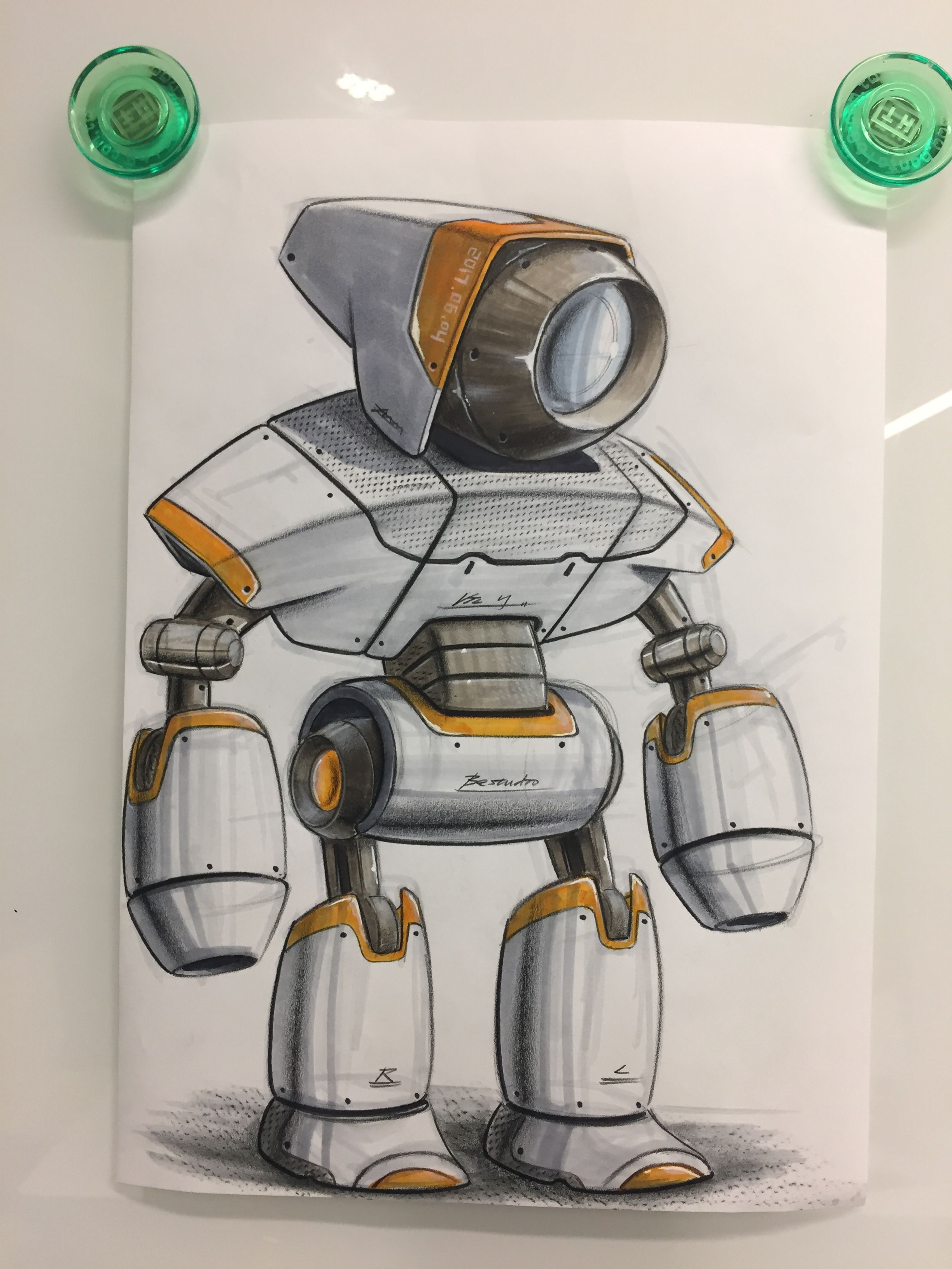 Cool Robot Drawing Pic