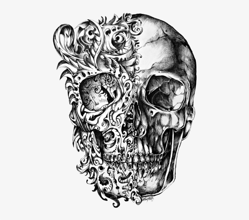 How To Draw A Cool Skull Step by Step Drawing Guide by Dawn  DragoArt