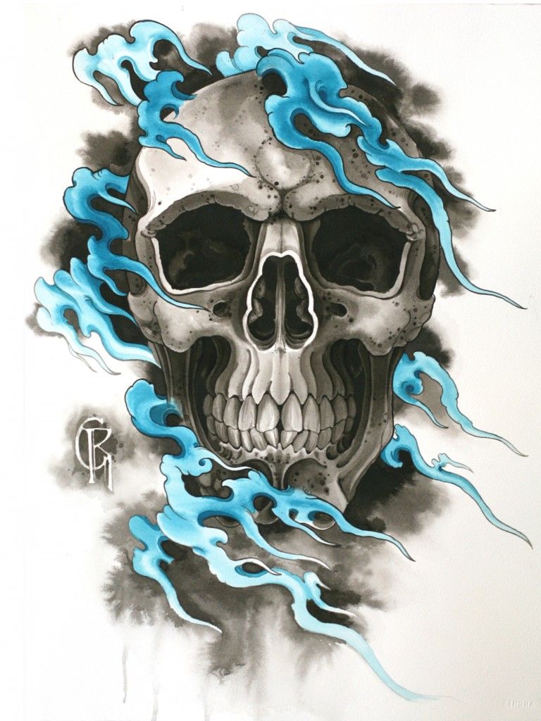 Cool Skull Drawing Picture