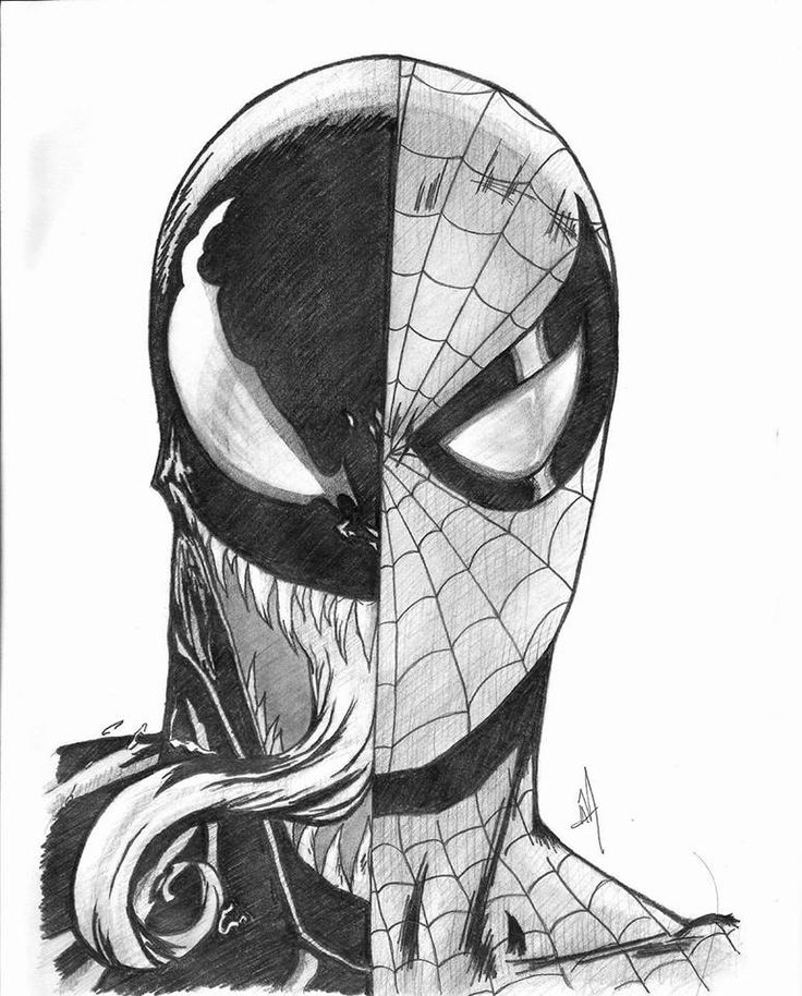 Cool Spider Man Drawing Amazing