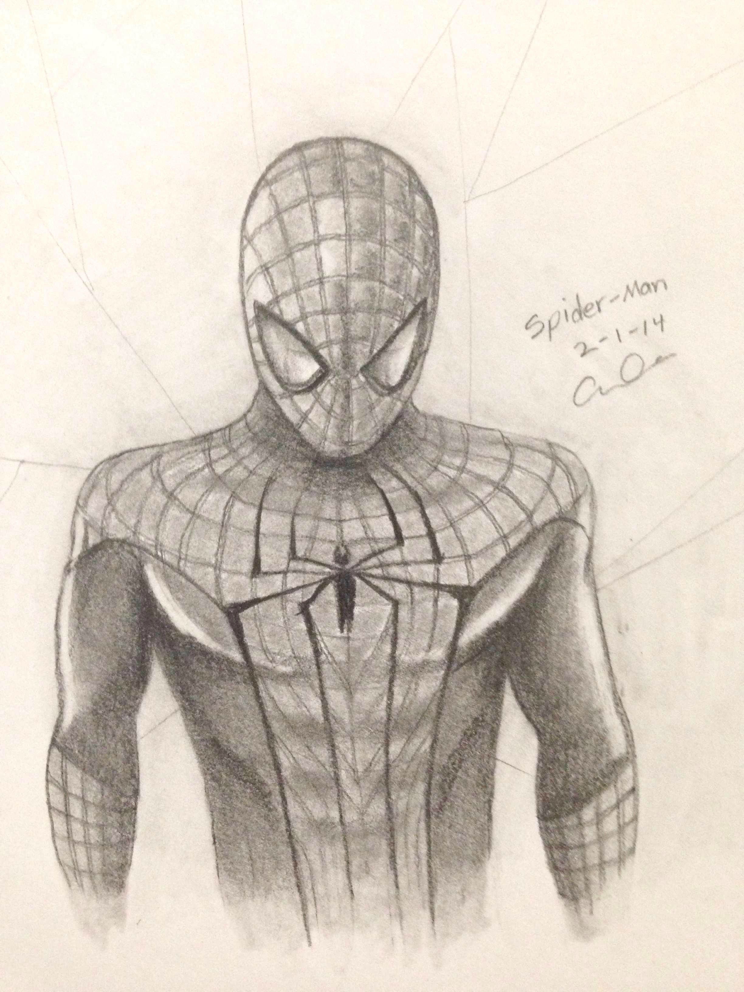 Cool Spider Man Drawing Pictures