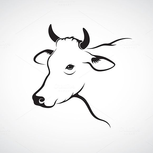 Cow Head Best Drawing
