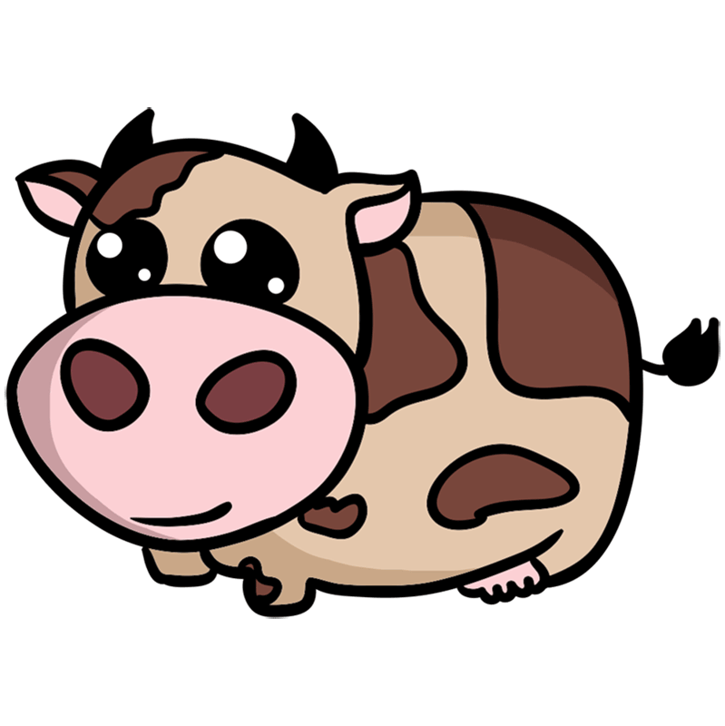 Cow Simple Drawing Images