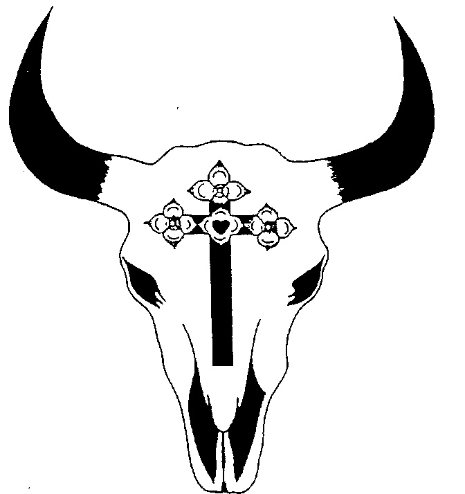 Cow Skull Drawing Picture