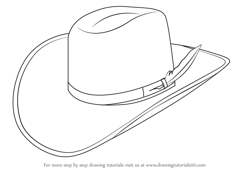 Cowboy Hat Drawing Amazing