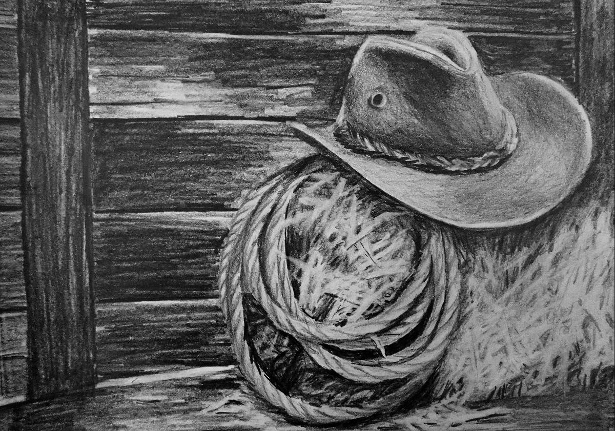 Cowboy Hat Drawing Beautiful Image