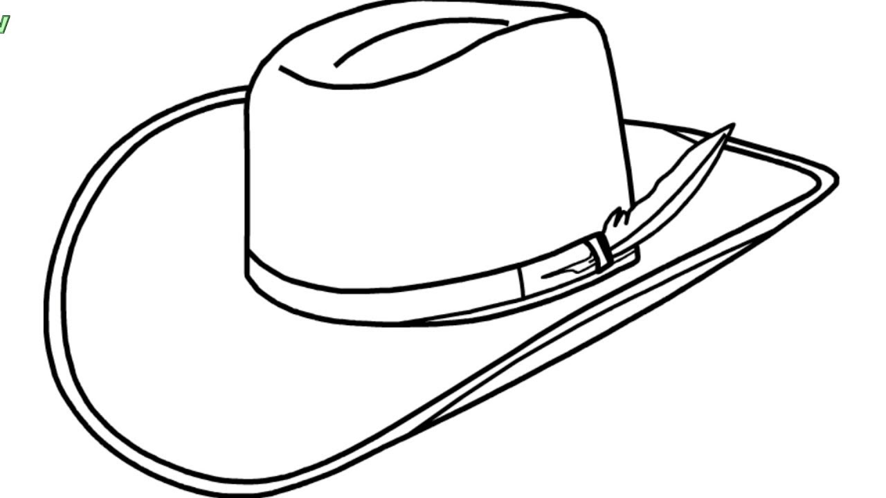 Cowboy Hat Drawing Picture
