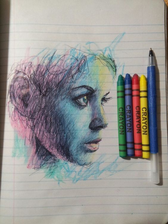 Crayon Drawing Realistic