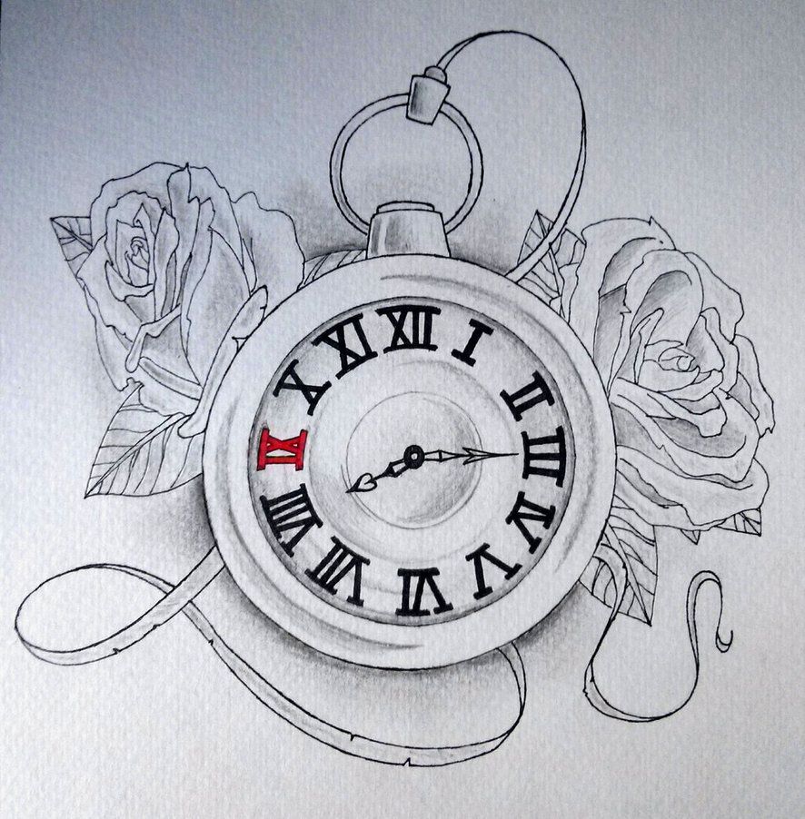 Creative Clock Drawing Pics