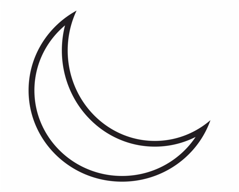 Crescent Moon Drawing Pic