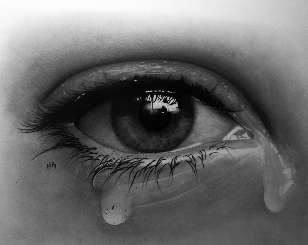 Crying Eye Drawing Images