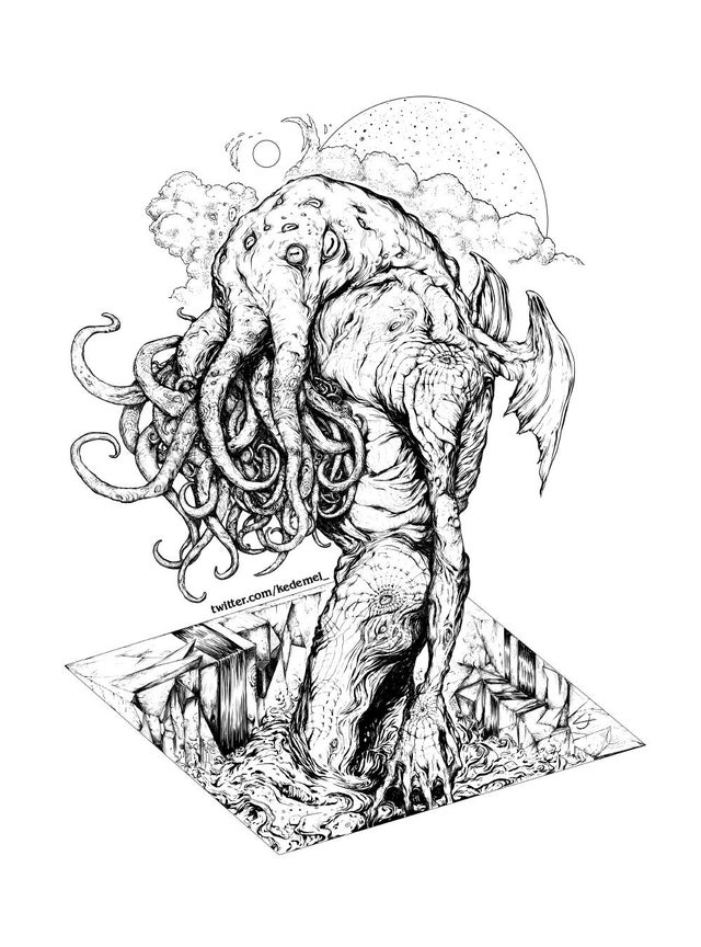 Cthulhu Drawing Images