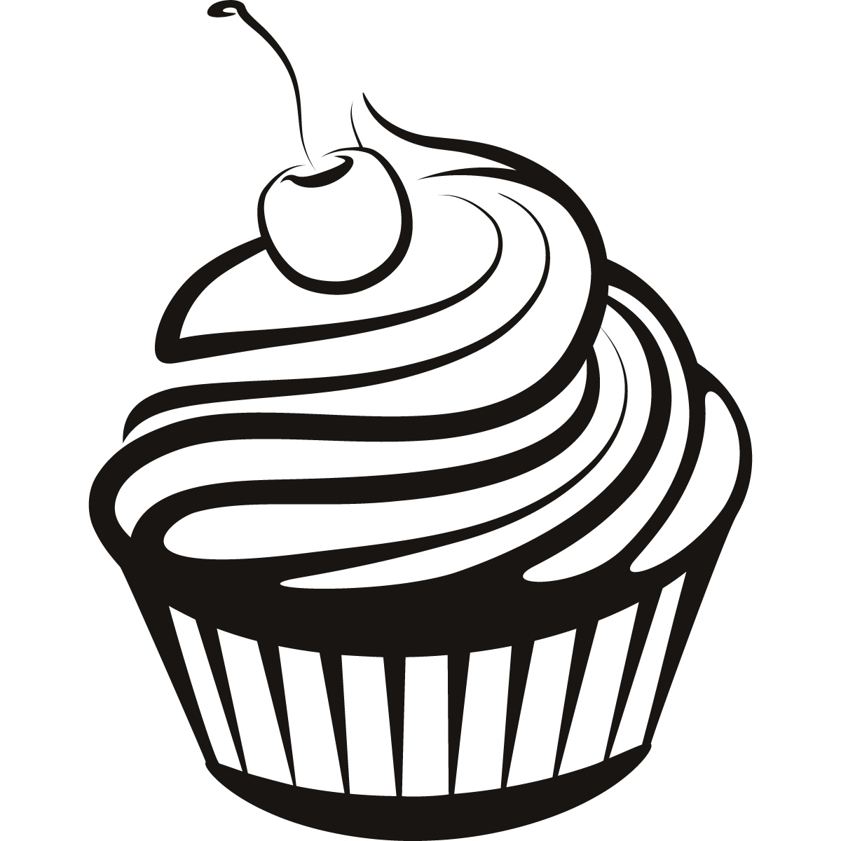 Cup Cake Drawing Photo