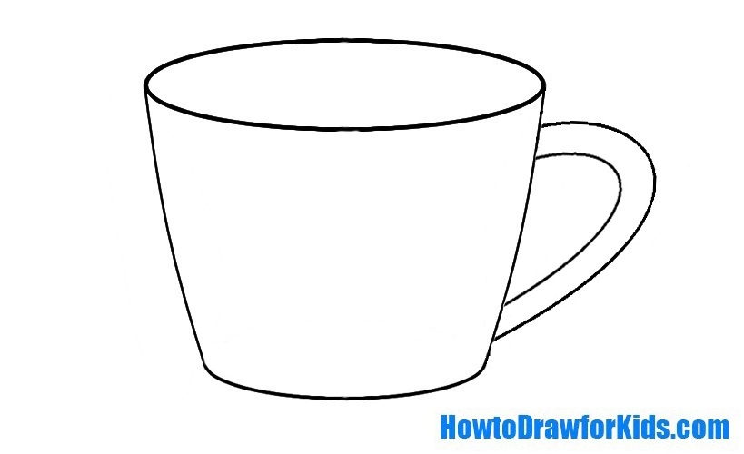 Cup Drawing Sketch