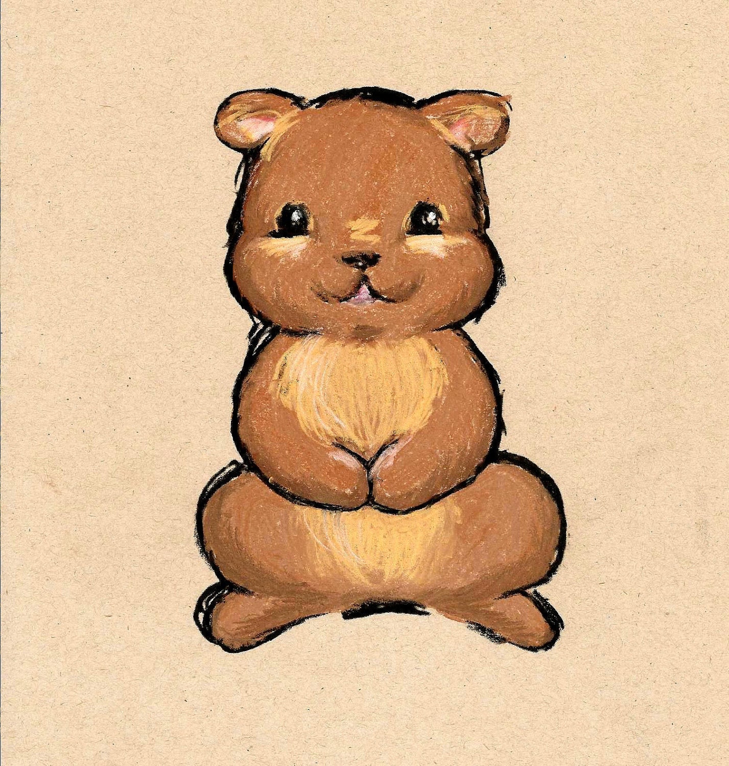 Cute Bear Drawing Photo