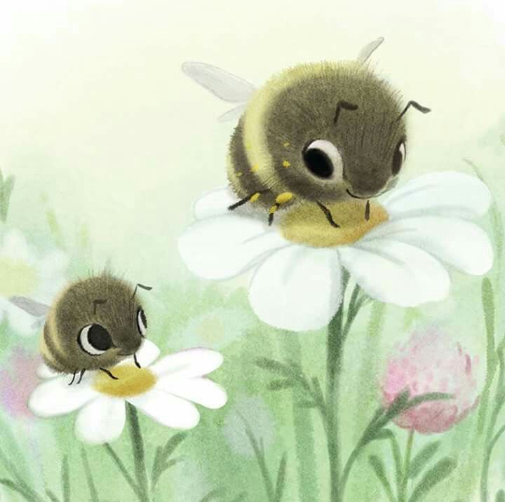 Cute Bee Drawing Pics