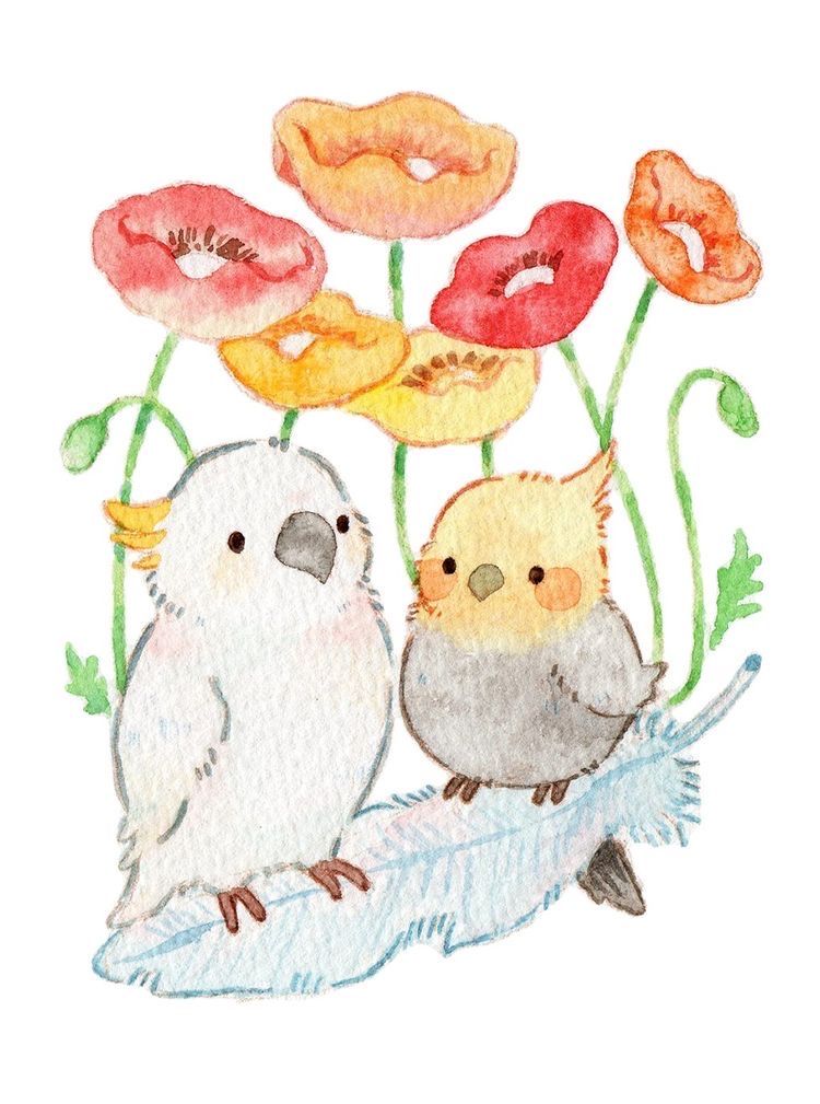 Cute Bird Art Drawing