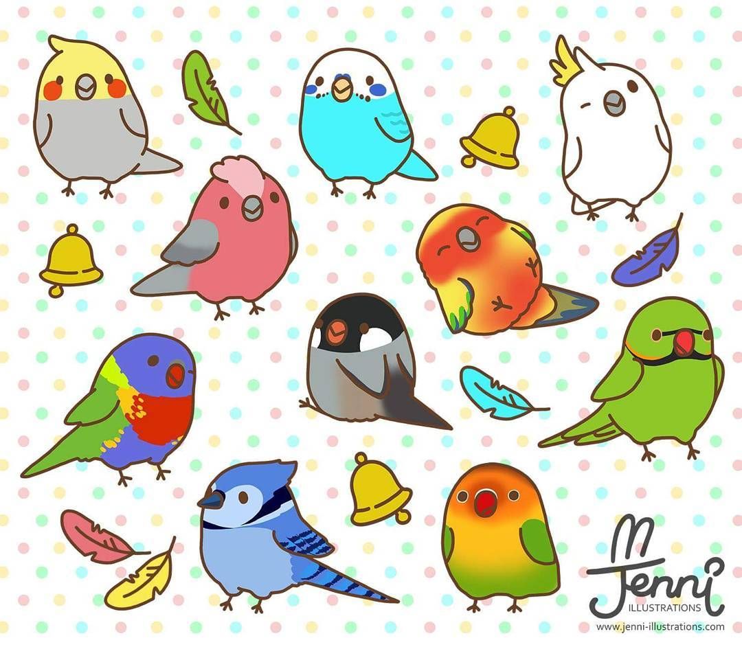 Cute Bird Drawing Pic