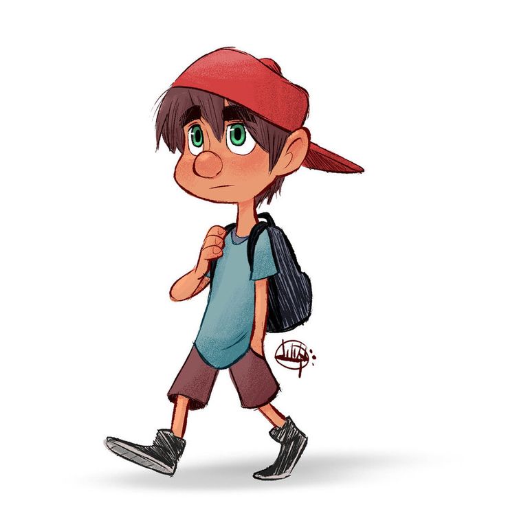 Cute Boy Drawing Image