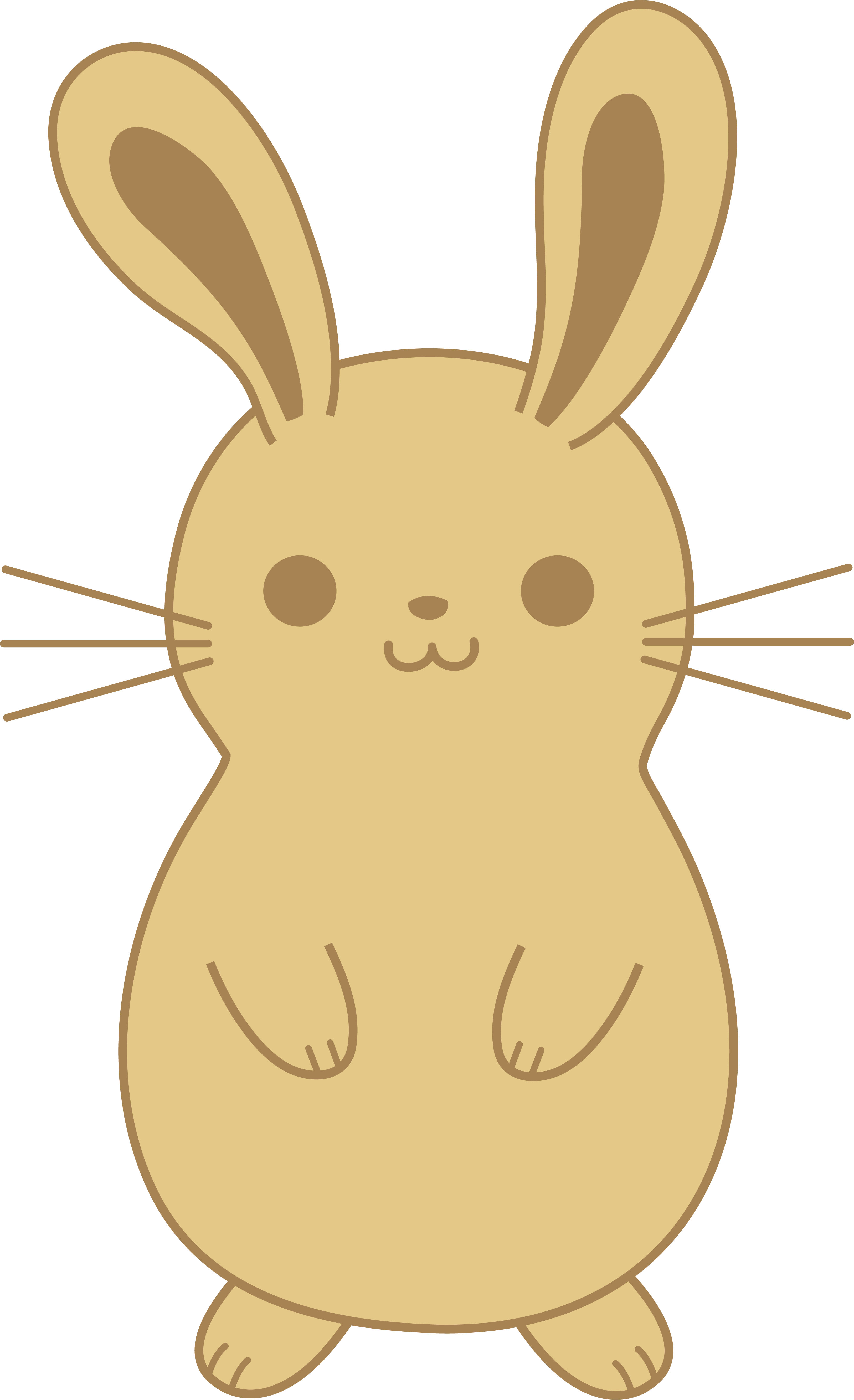 Cute Bunny Drawing Art