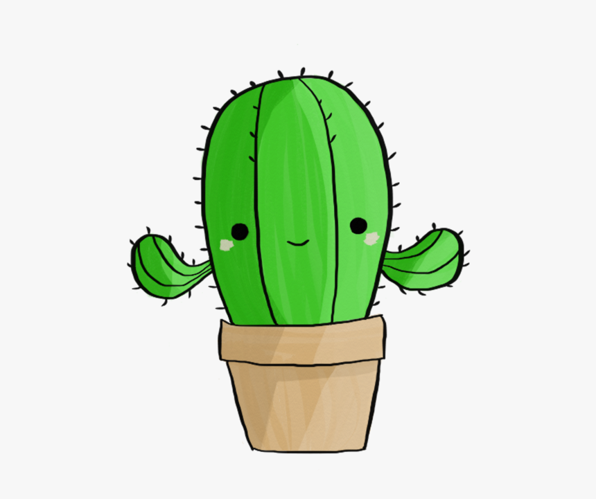 Cute Cactus Drawing Art