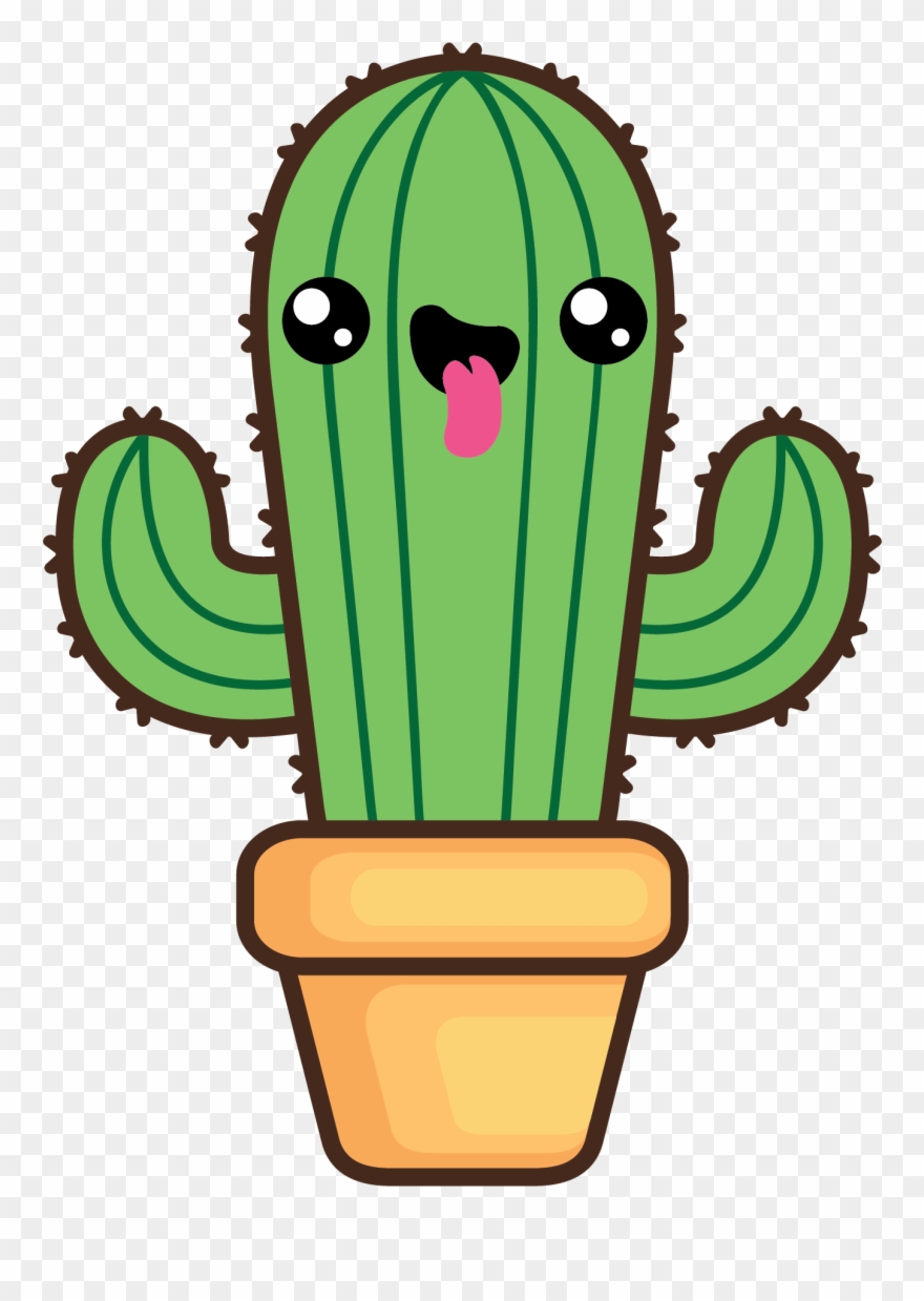 Cute Cactus Drawing Beautiful Image