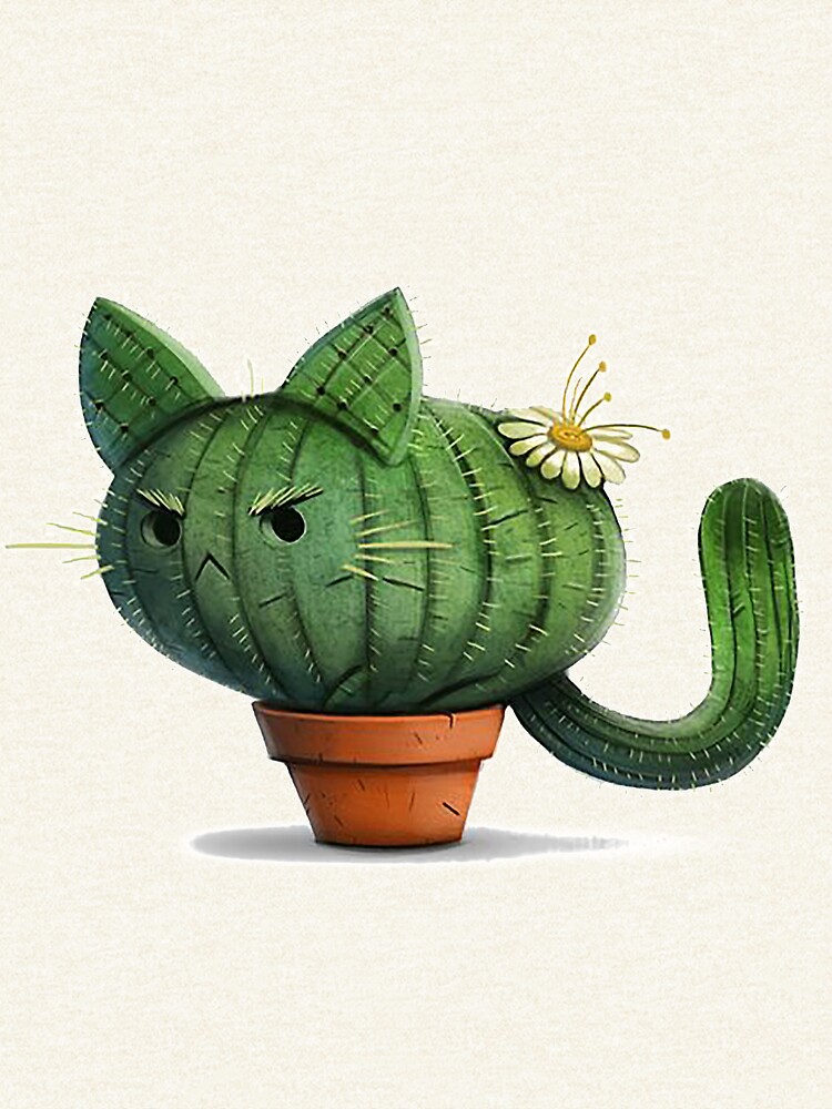 Cute Cactus Drawing Image