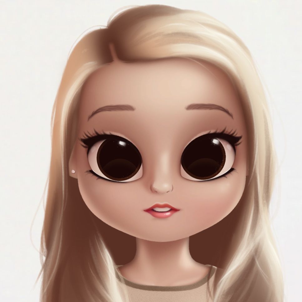 Cute Cartoon Girl Drawing