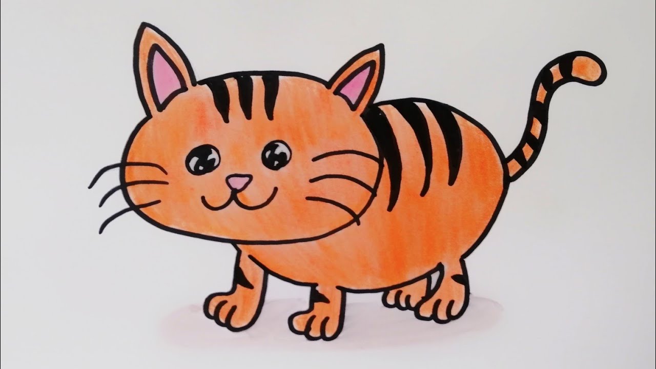 Cute Cat Drawing Pic