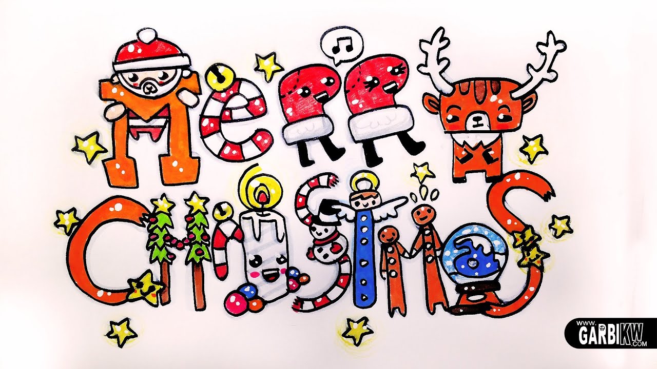 Cute Christmas Drawing Pic