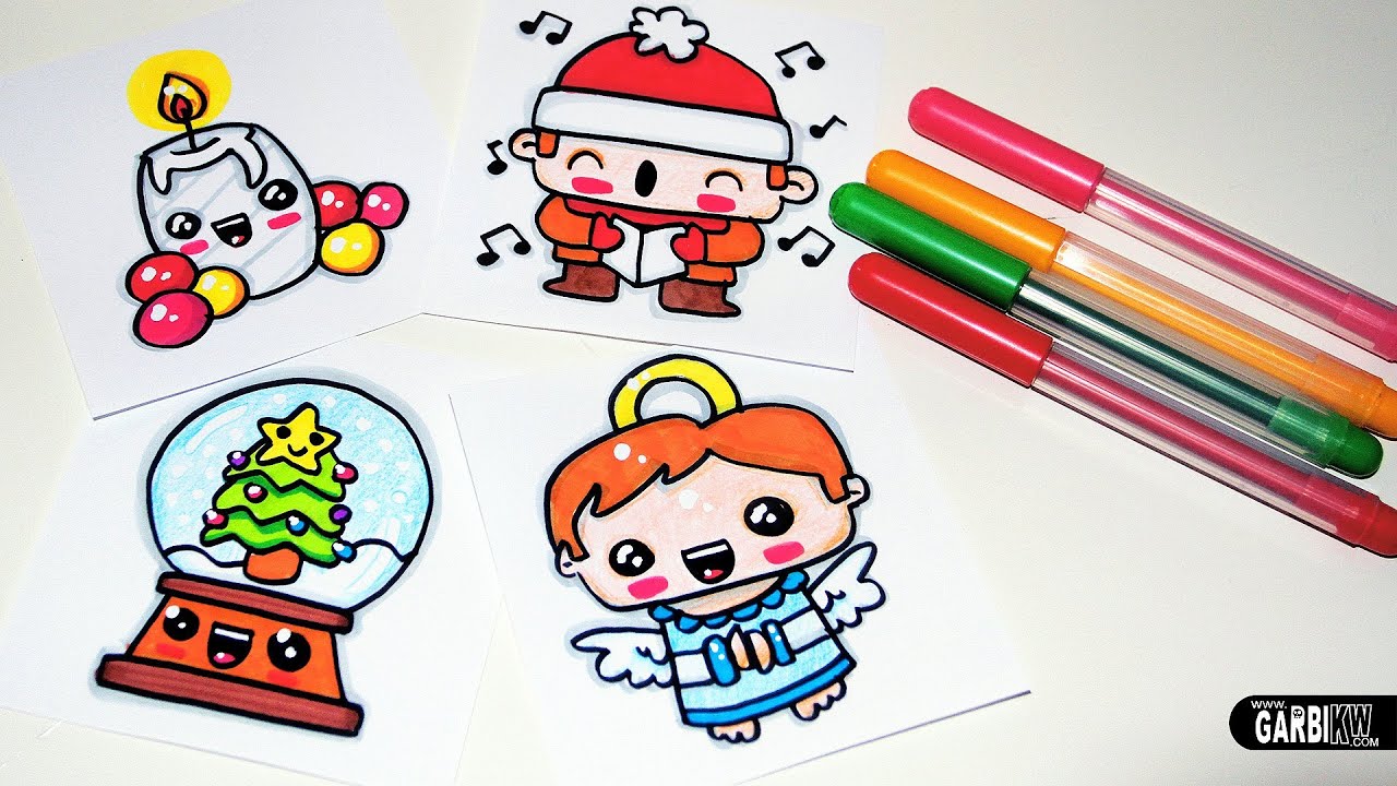 Cute Christmas Drawing Pics