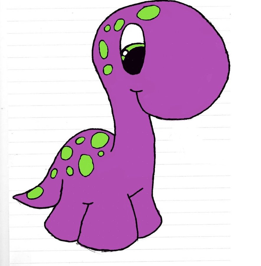 Cute Dino Drawing