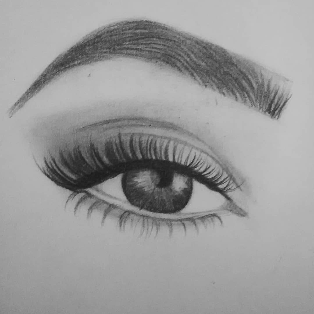 Cute Eye Drawing Photo