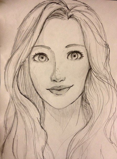 Cute Face Drawing Picture