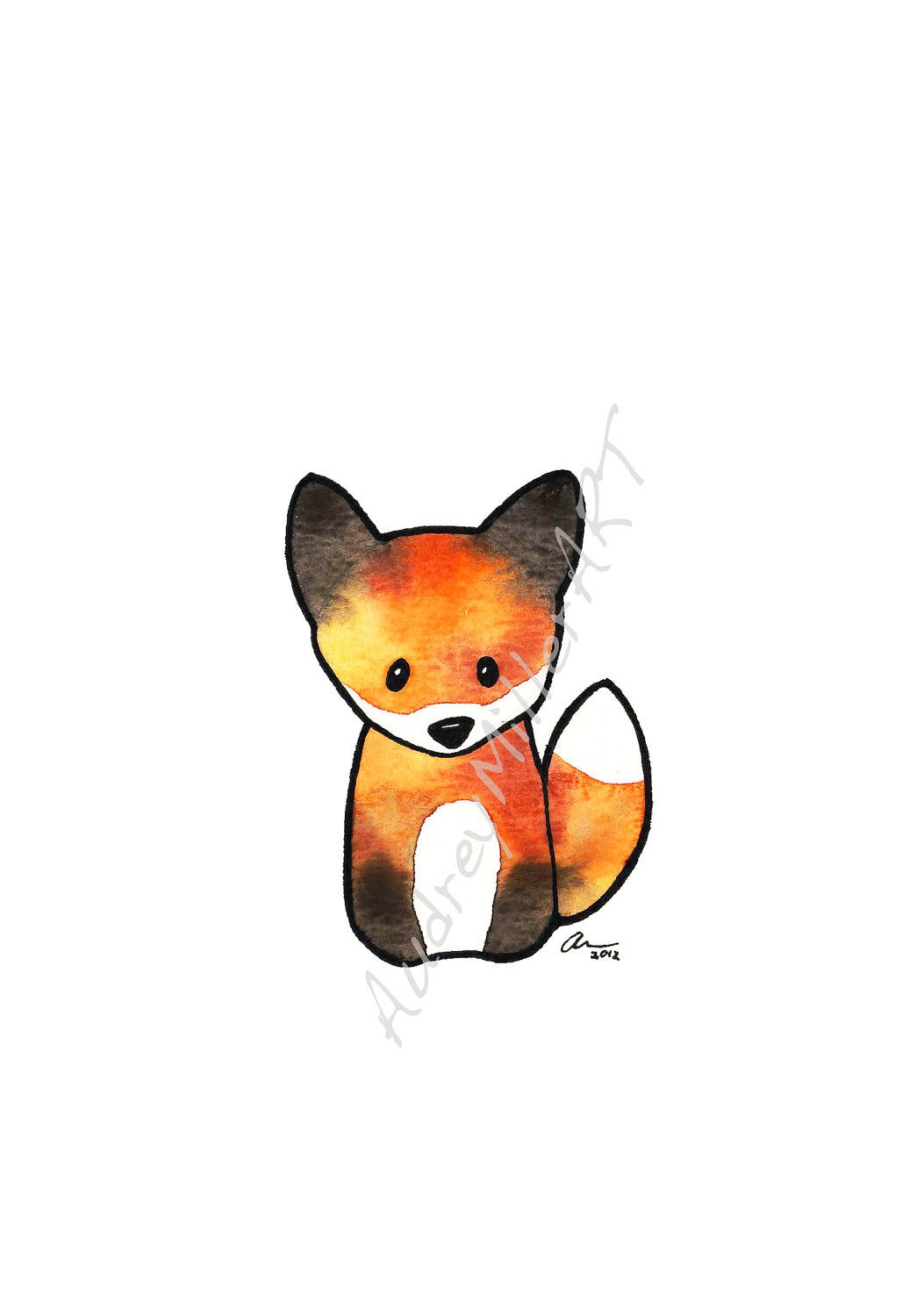 Cute Fox Drawing Amazing