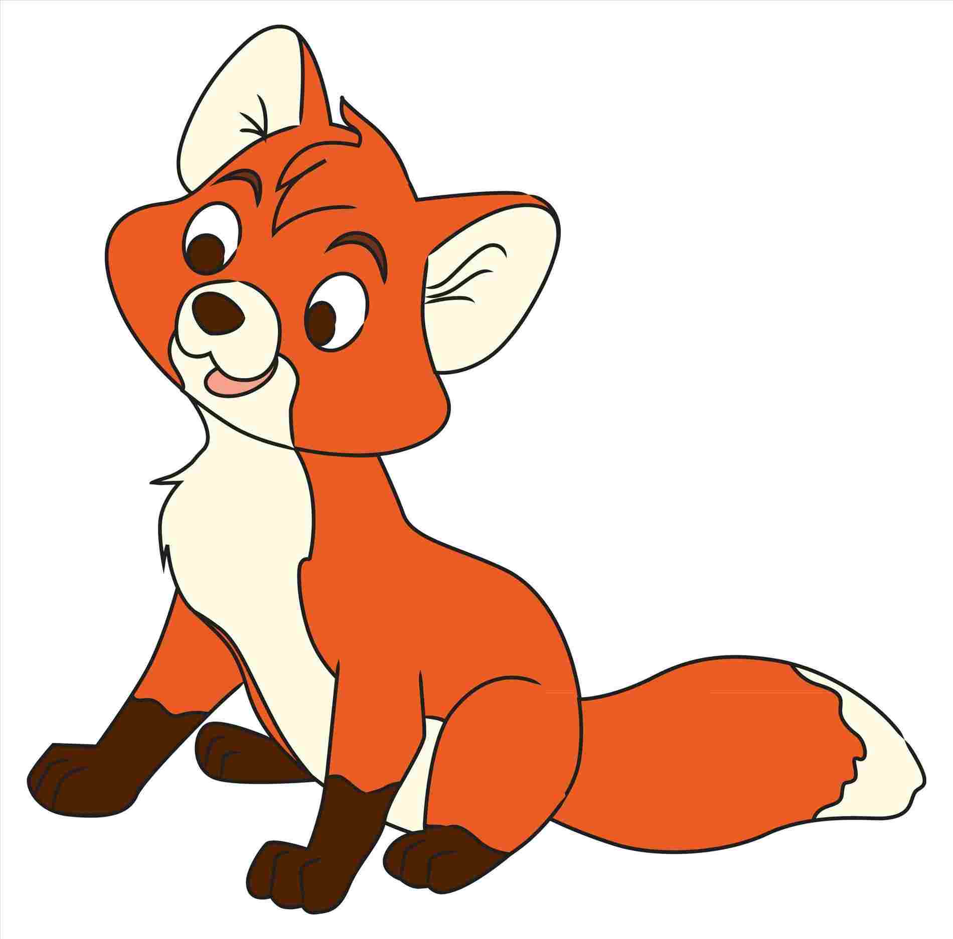 Cute Fox Drawing Art