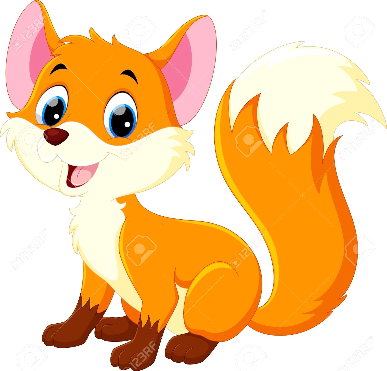 Cute Fox Drawing Beautiful Art