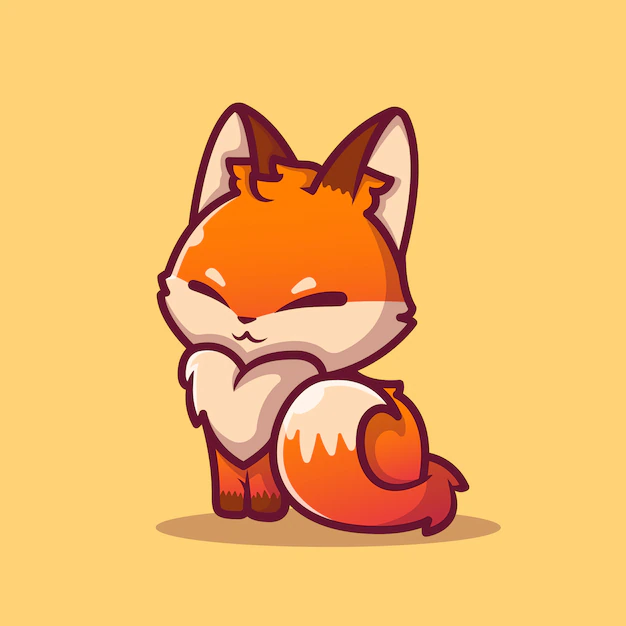 Cute Fox Drawing Images