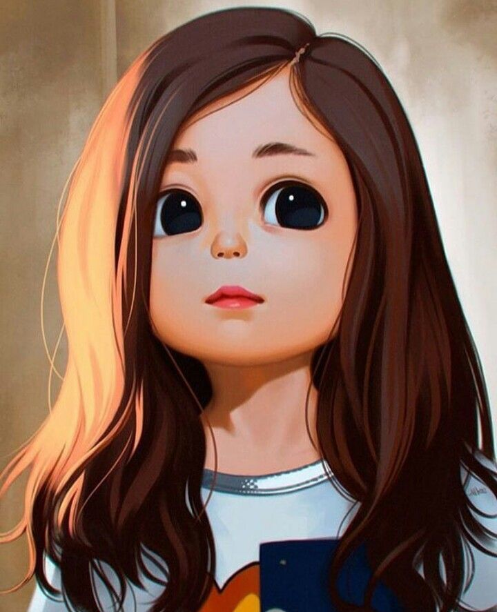 Cute Girl Cartoon Drawing Picture
