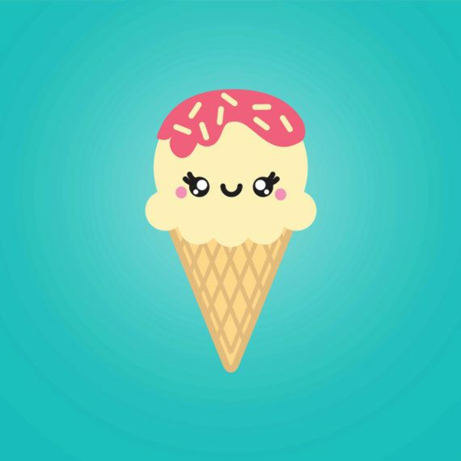 Cute Ice Cream Drawing Picture