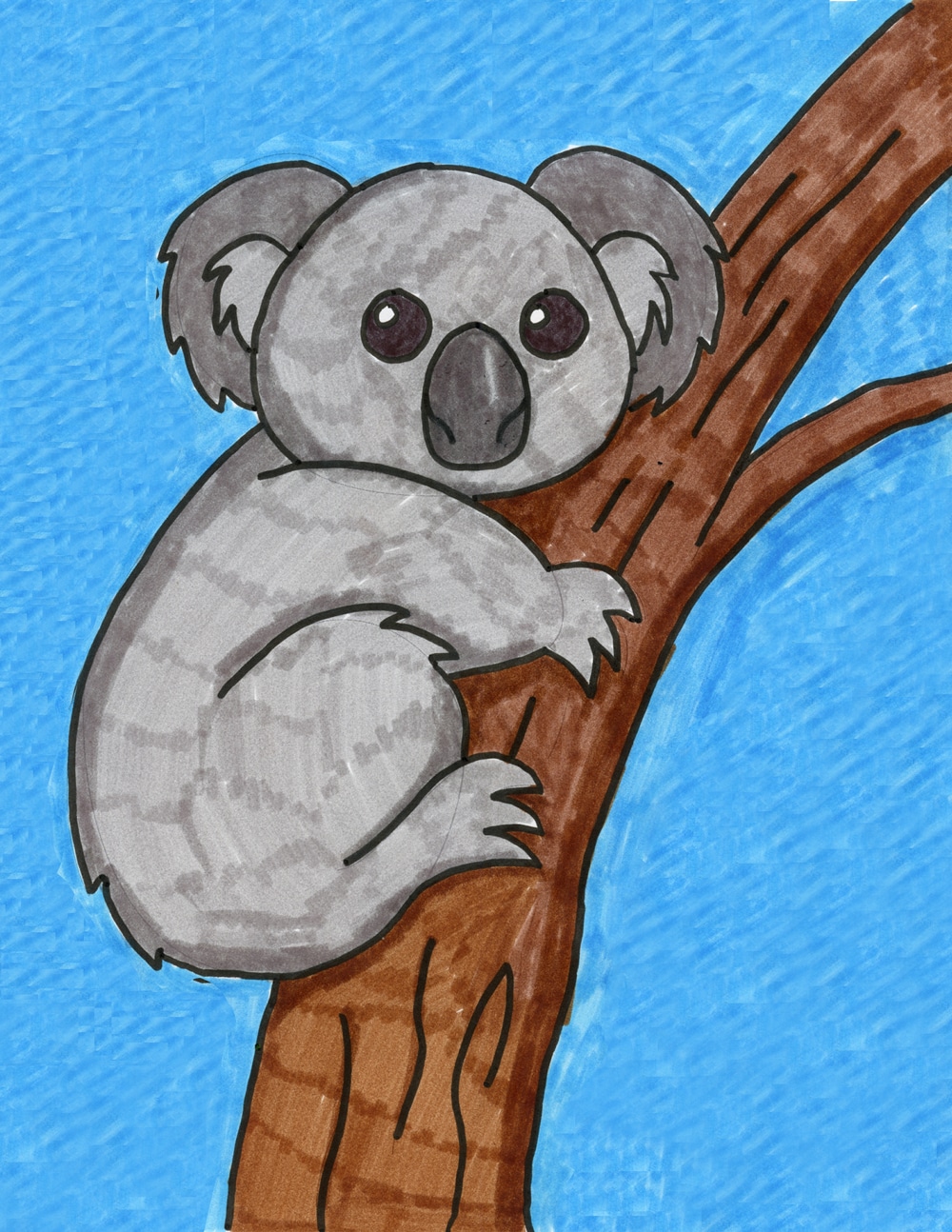 Cute Koala Drawing Beautiful Image