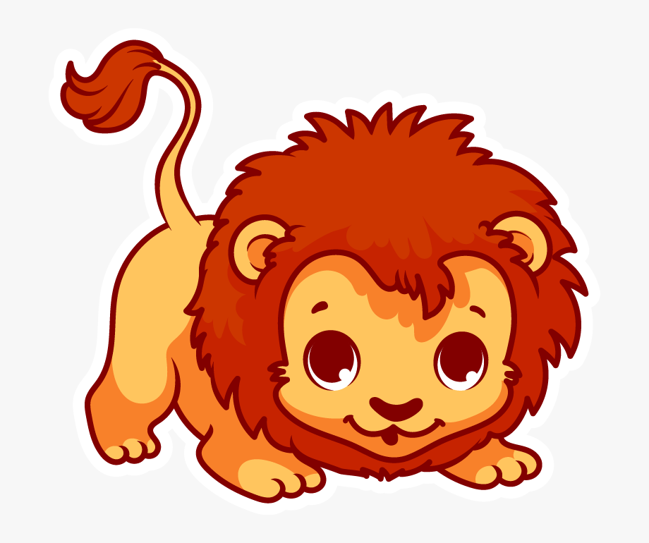 Cute Lion Drawing Beautiful Image