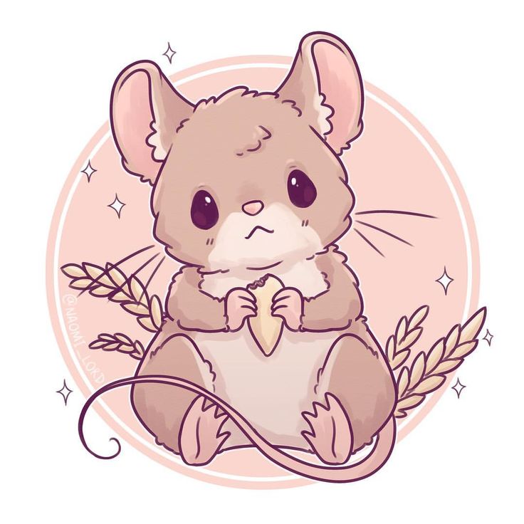 Cute Mouse Drawing Photo
