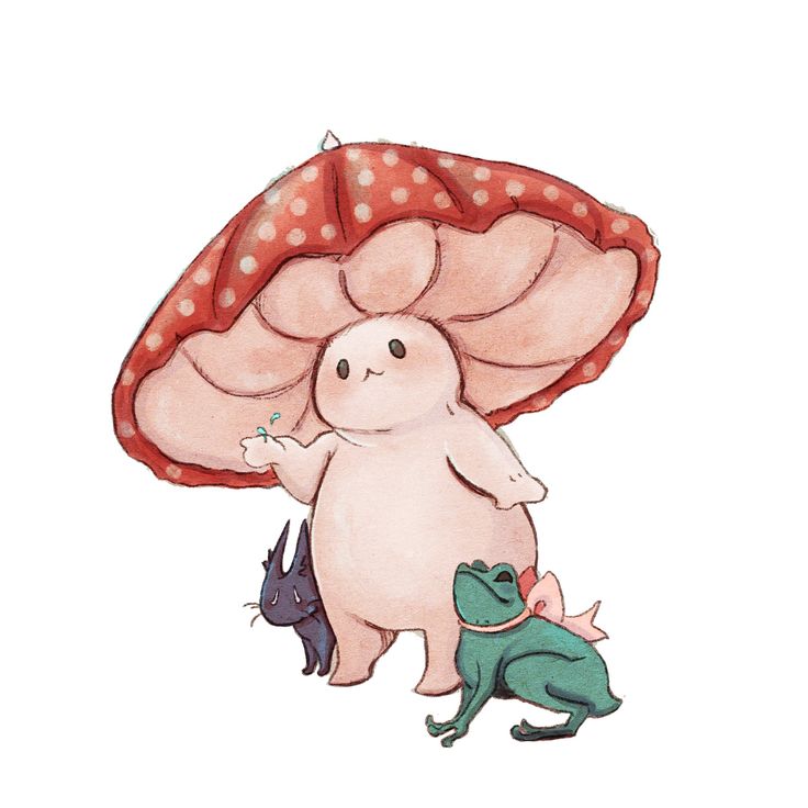 Cute Mushroom Best Drawing
