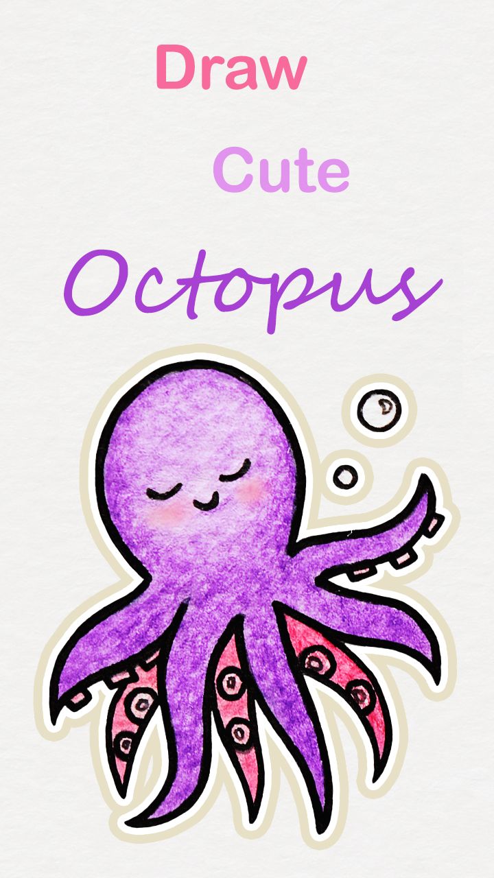 Cute Octopus Best Drawing