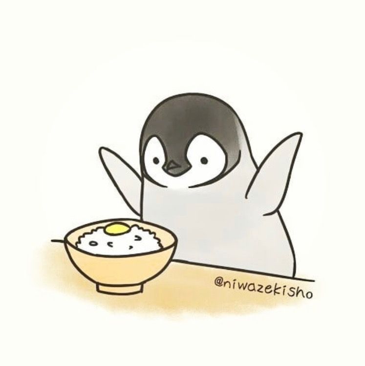 Cute Penguin Drawing Photo