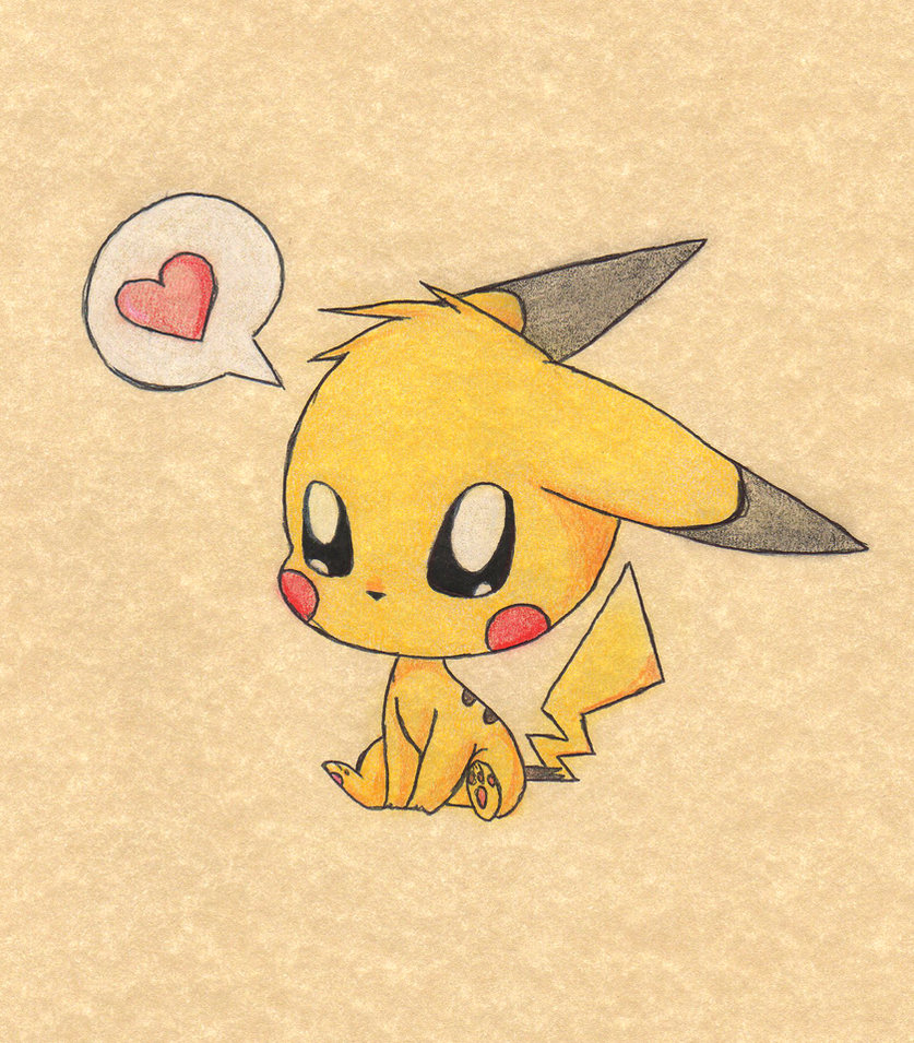 Cute Pikachu Drawing Pic