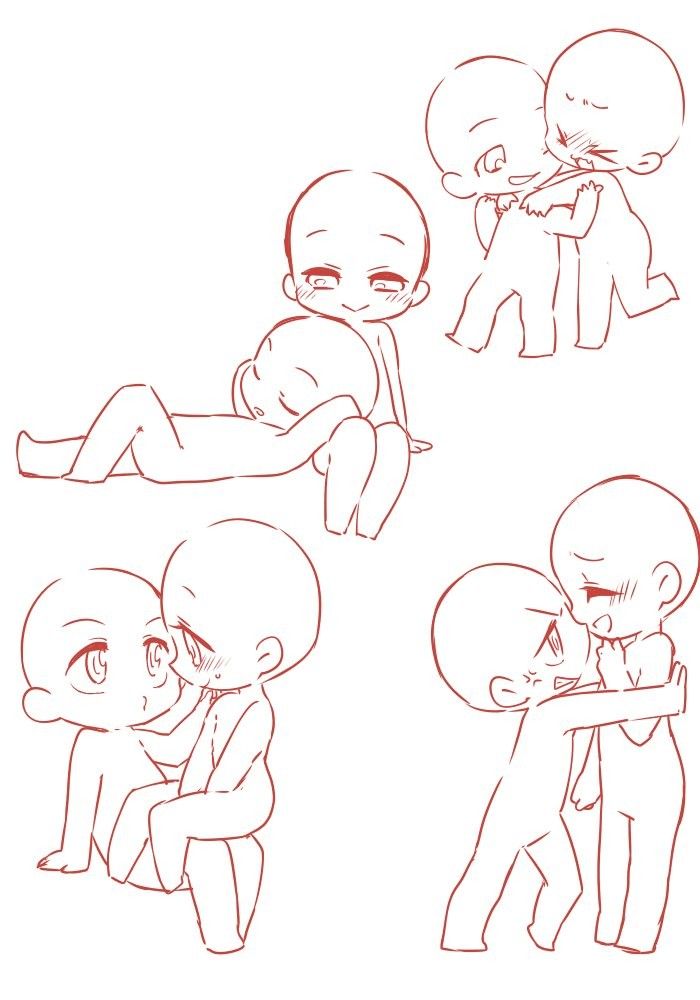 Cute Poses Drawing Picture