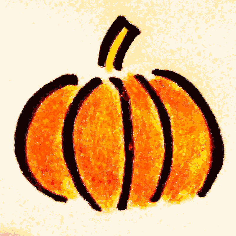 Cute Pumpkin Drawing Photo