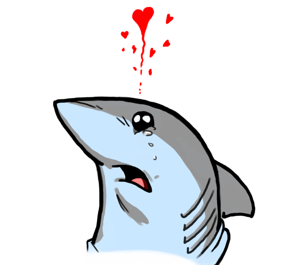 Cute Shark Drawing Image